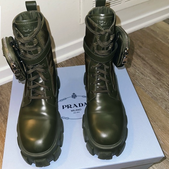 Prada Combat Boots - Picture 1 of 5